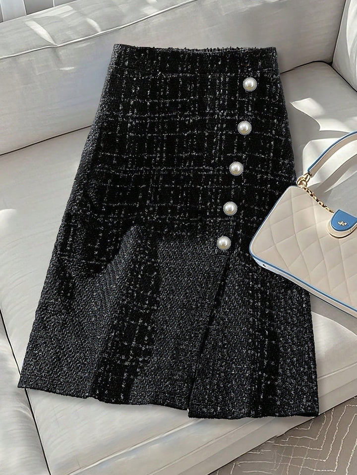 Fustă maxi SHEIN, negru