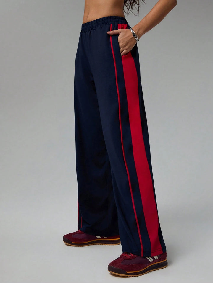 Pantaloni SHEIN, bleumarin