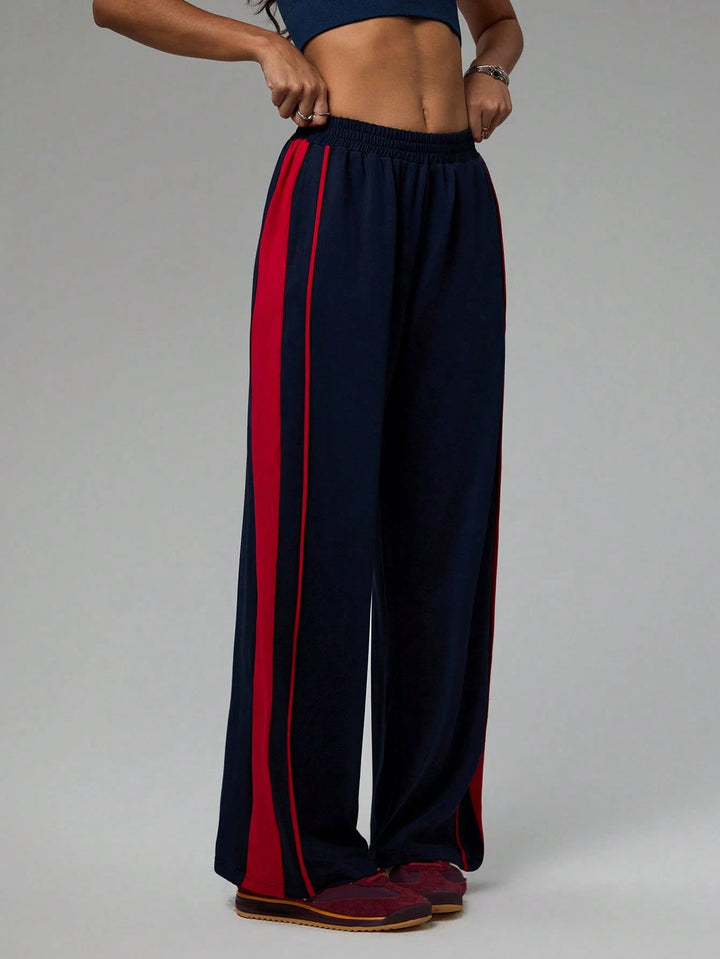 Pantaloni SHEIN, bleumarin