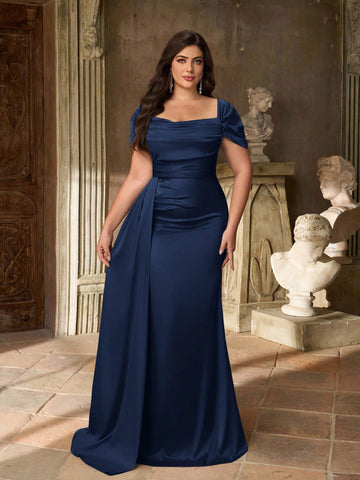 Rochie maxi SHEIN, albastru