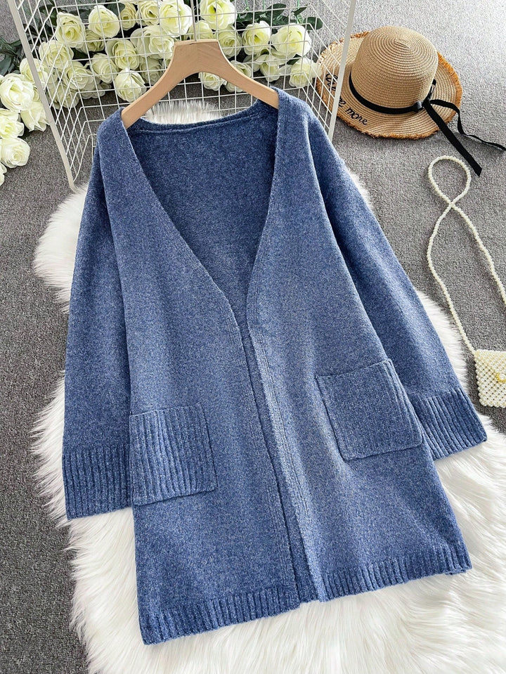 Cardigan SHEIN, albastru