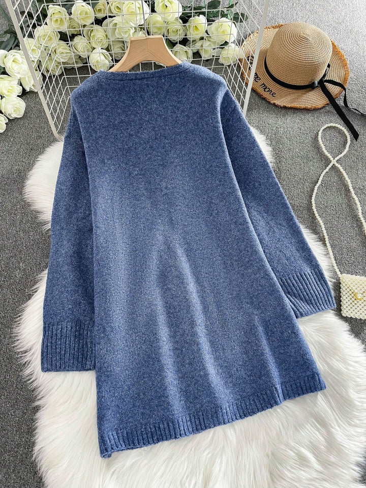 Cardigan SHEIN, albastru