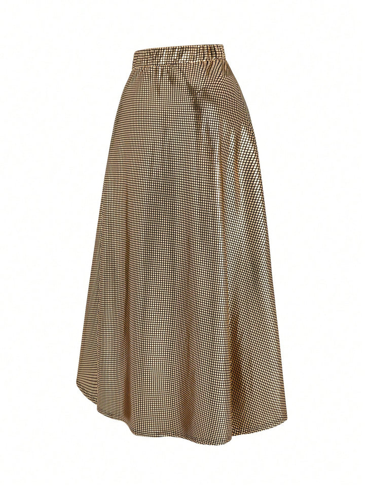 SHEIN maxi szoknya, arany