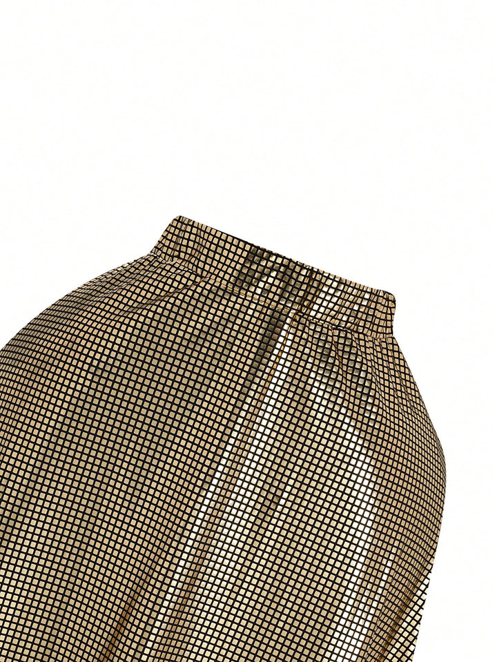 SHEIN maxi szoknya, arany