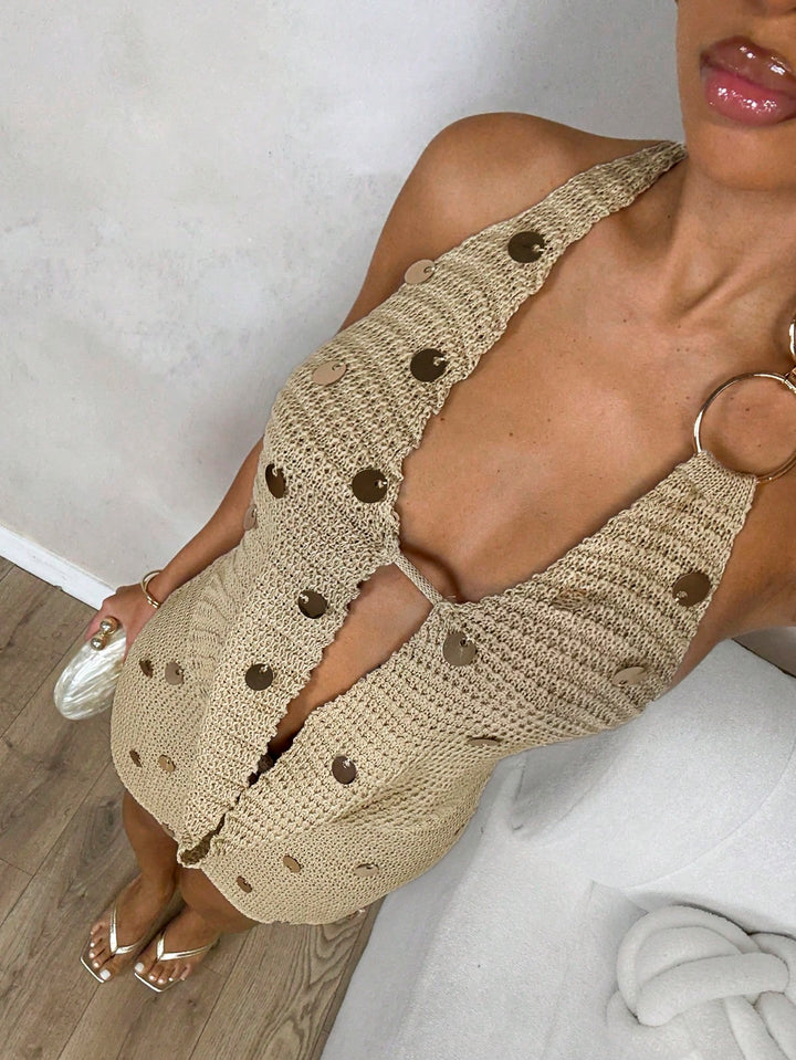 SHEIN ruha, bézs