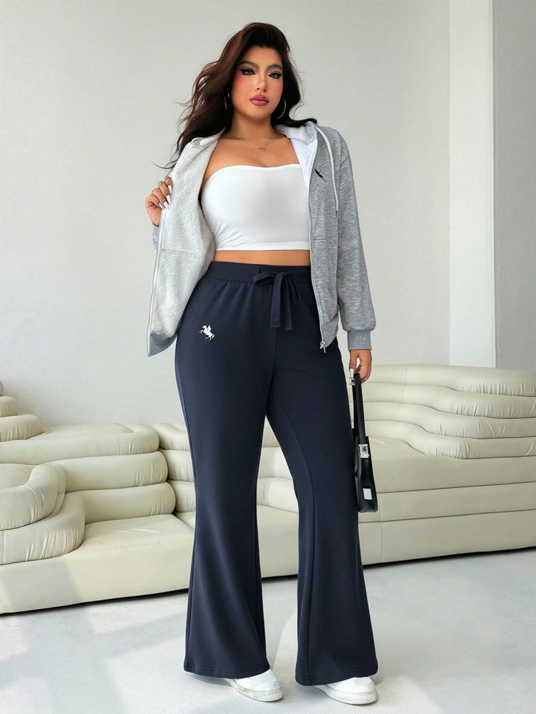 Pantaloni SHEIN, albastru