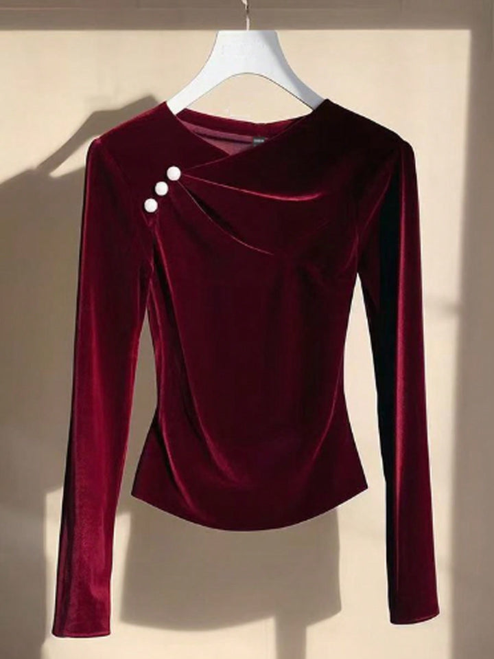 Tricou SHEIN, vișiniu