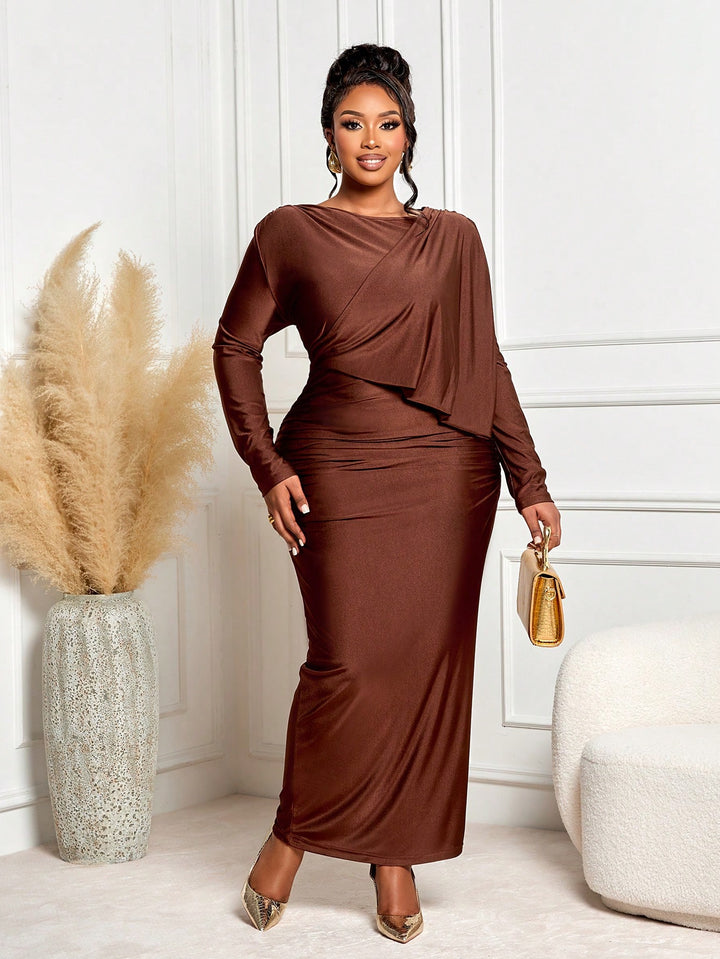 Rochie SHEIN, maro