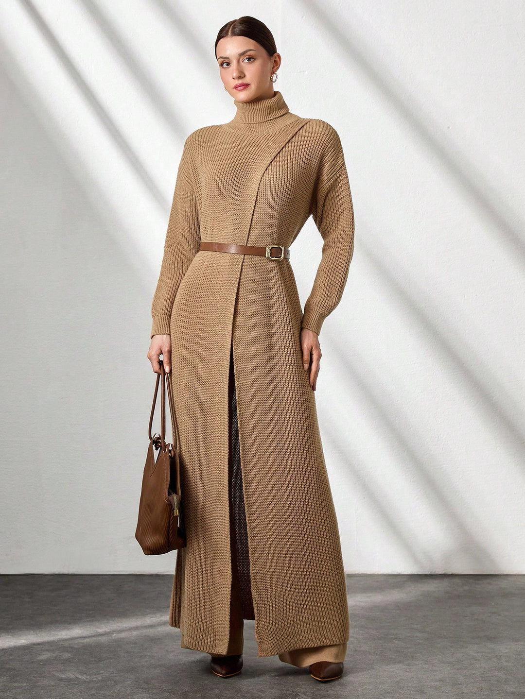 SHEIN együttes, barna