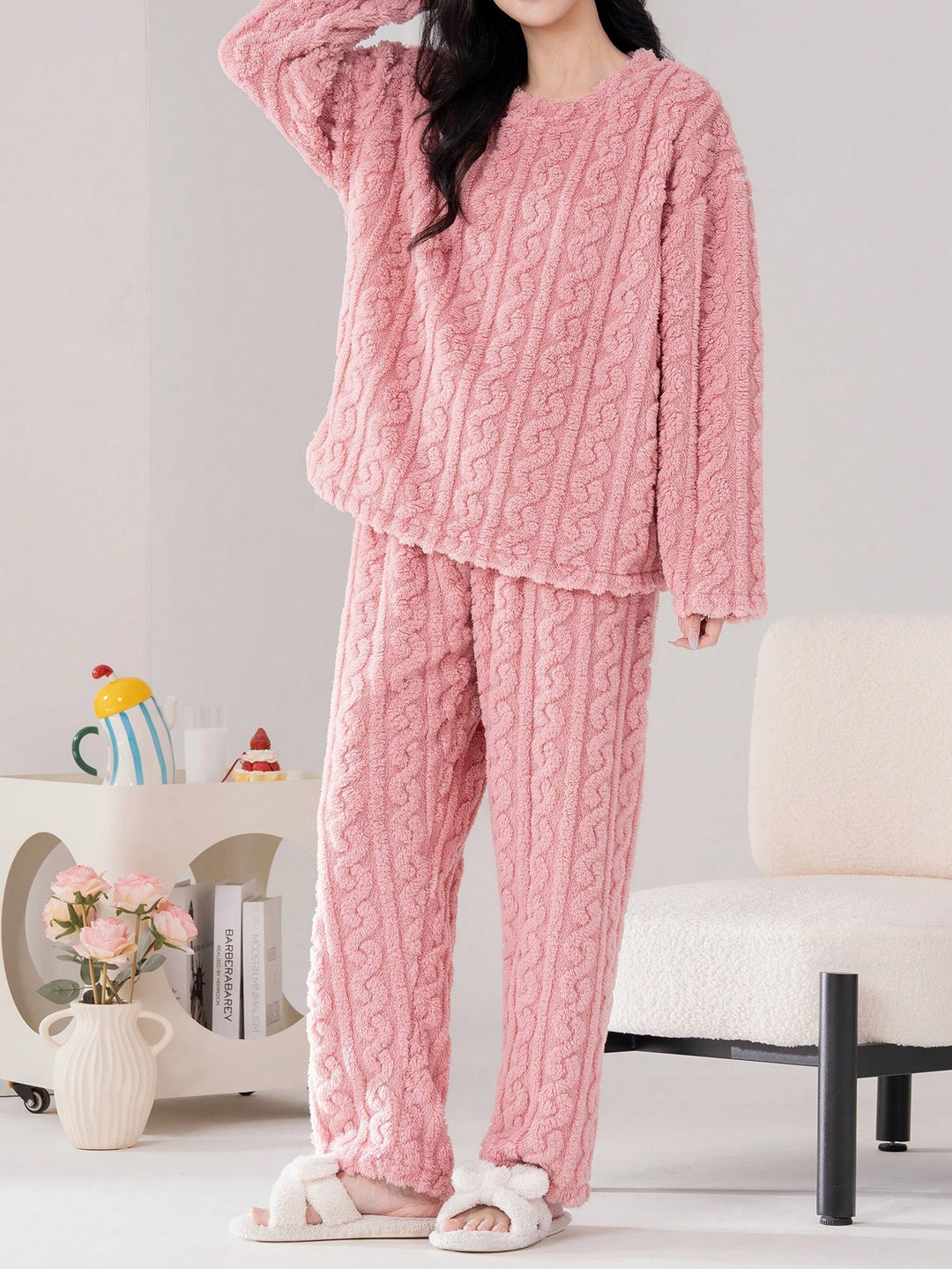 Pijama SHEIN, roz