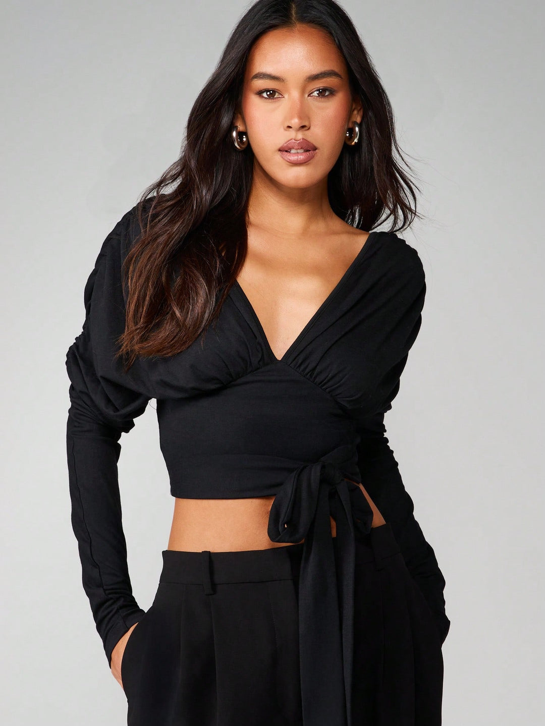 Top SHEIN, negru