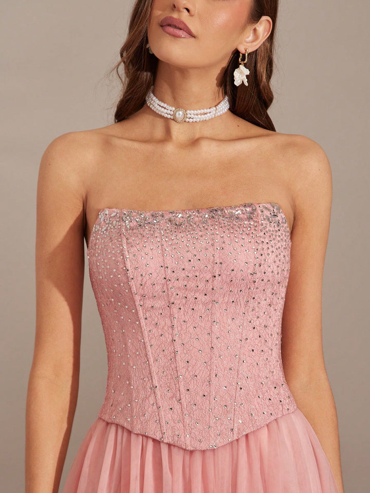 Rochie maxi SHEIN, roz