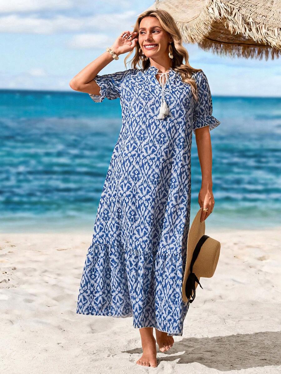 Rochie maxi SHEIN, albastru