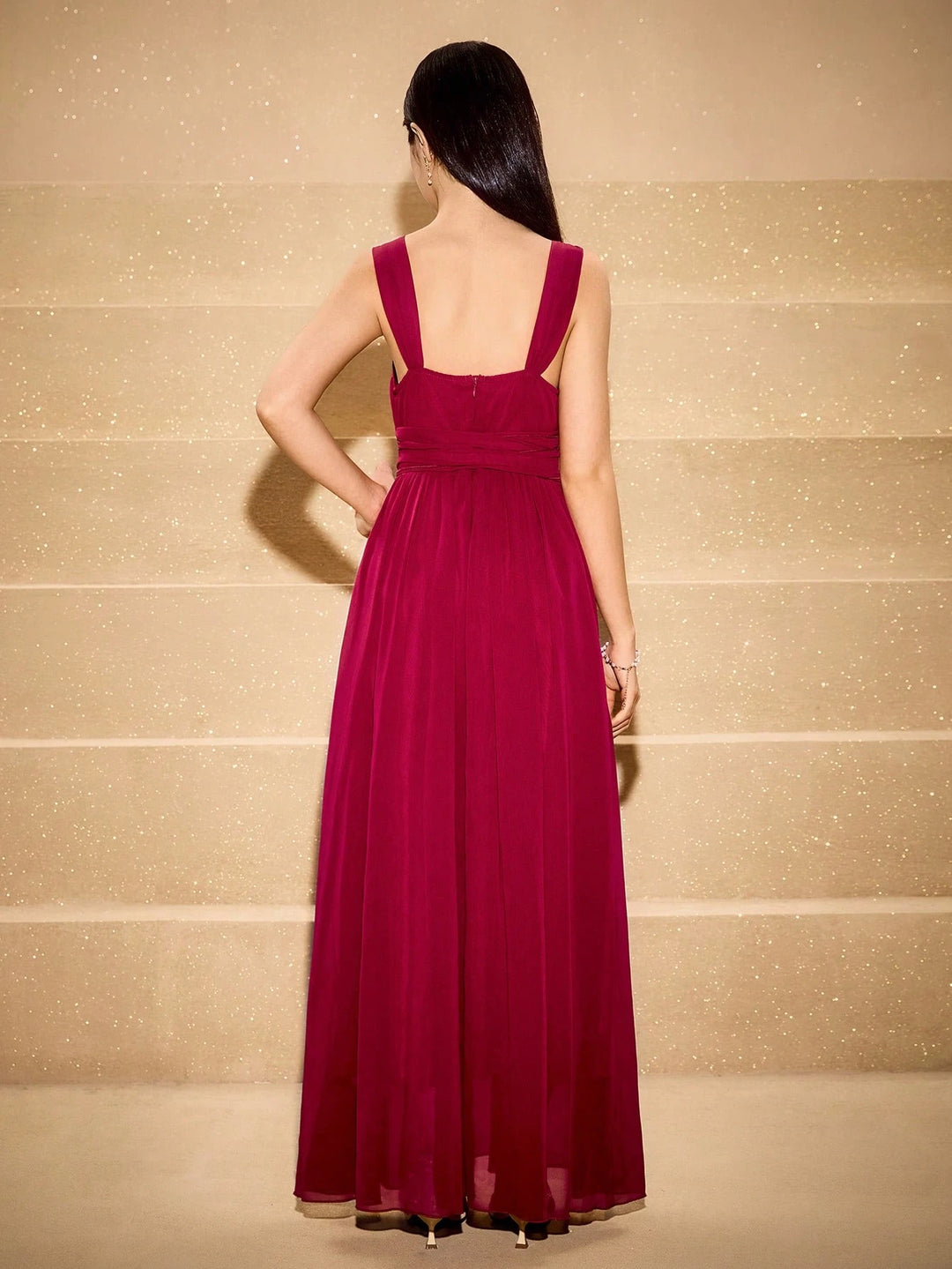 Rochie maxi Shein, roșu