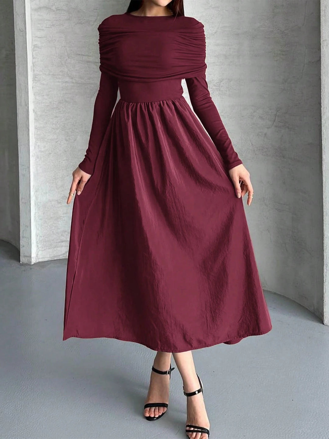 Rochie maxi SHEIN, roșu