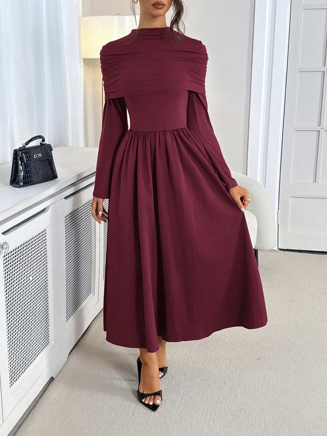 Rochie maxi SHEIN, roșu
