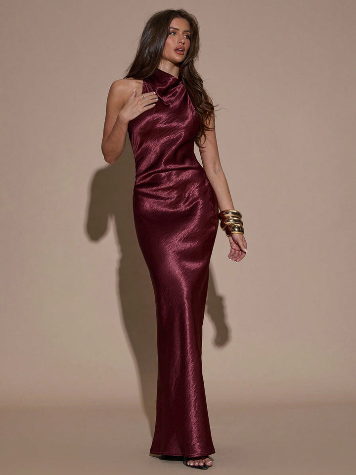 Rochie maxi SHEIN, vișiniu