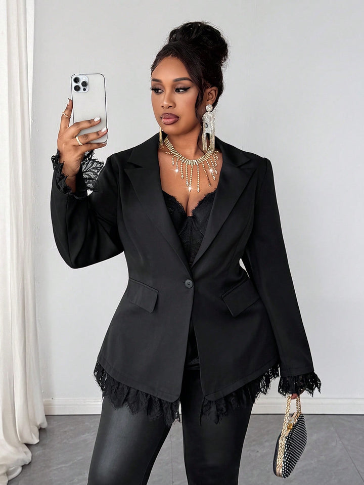Sacou SHEIN, negru