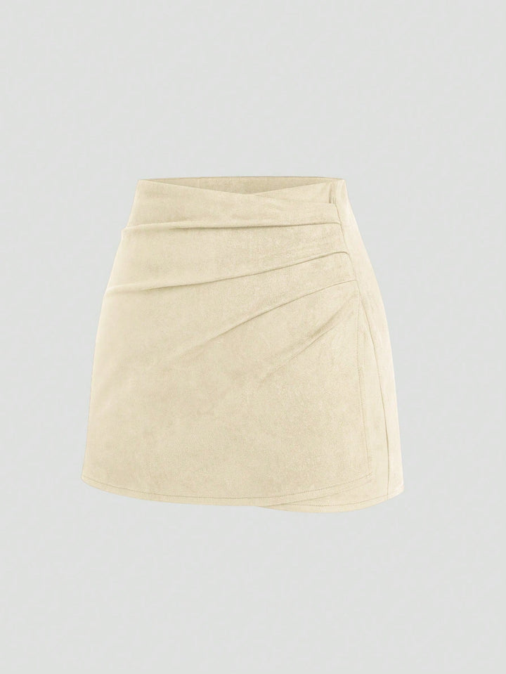 Fustă mini SHEIN, crem