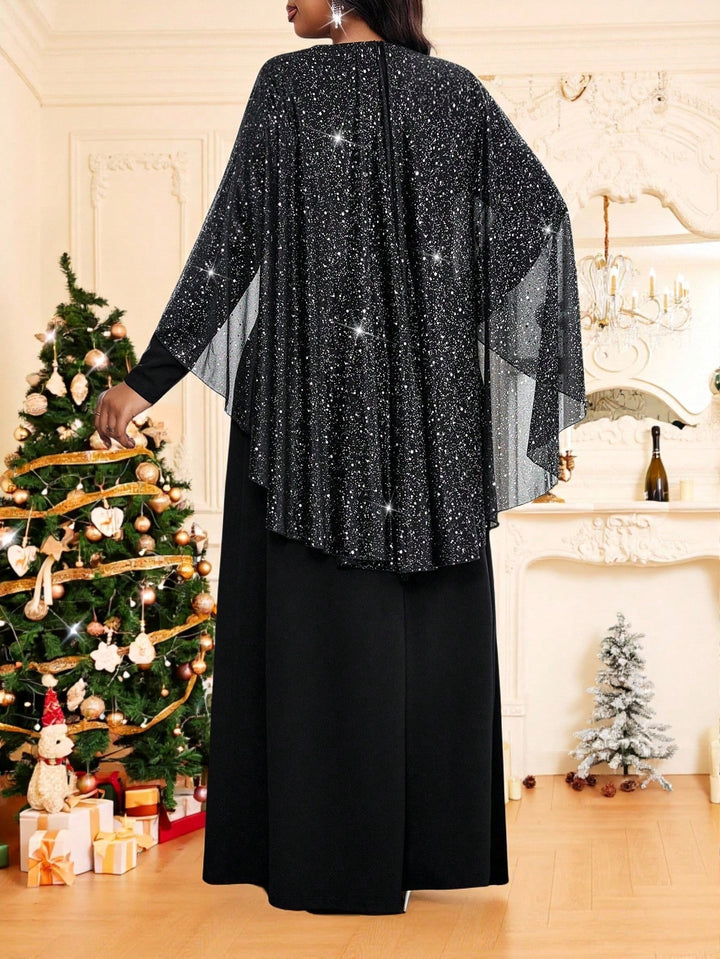 Rochie maxi SHEIN, negru