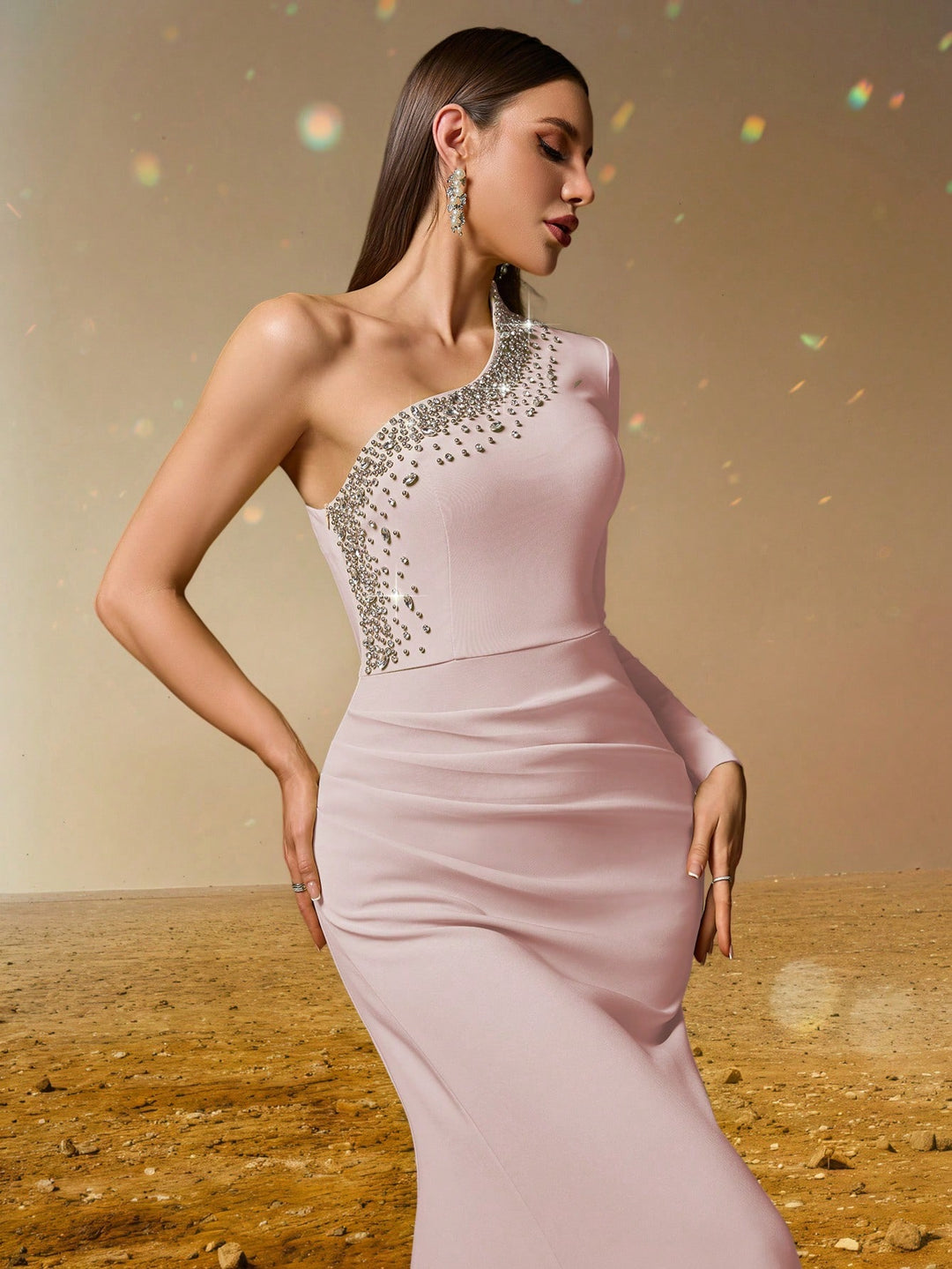 Rochie maxi SHEIN, roz