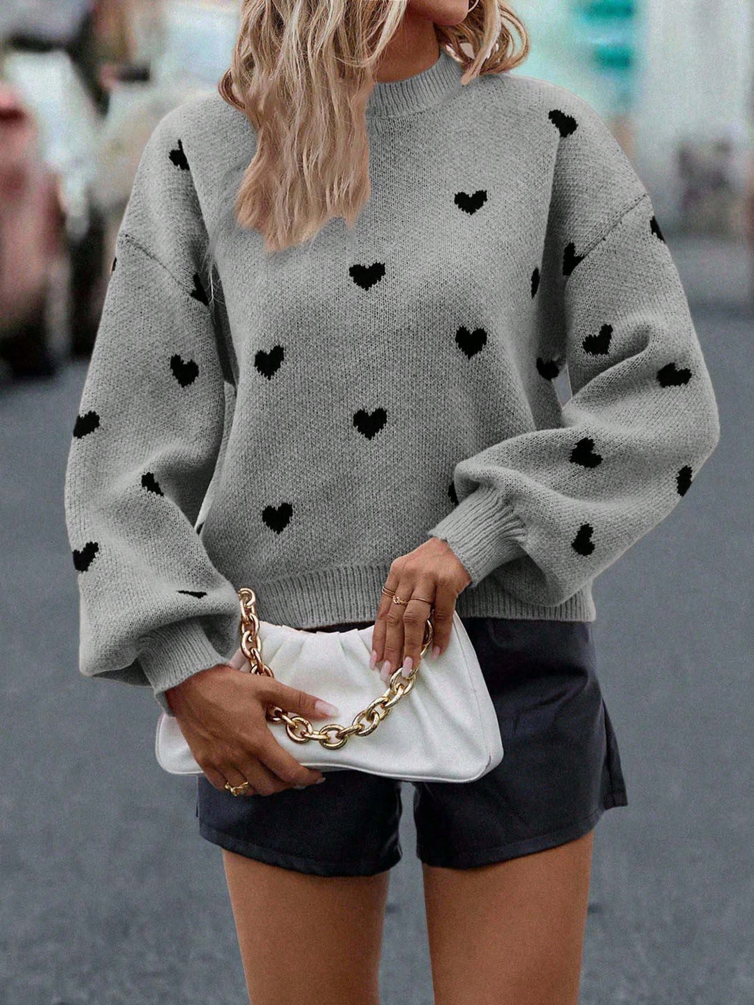 Pulover SHEIN, gri