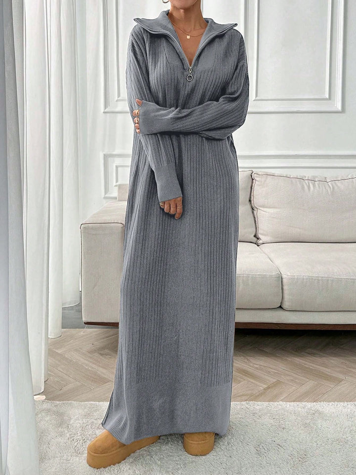 SHEIN maxi ruha, szürke