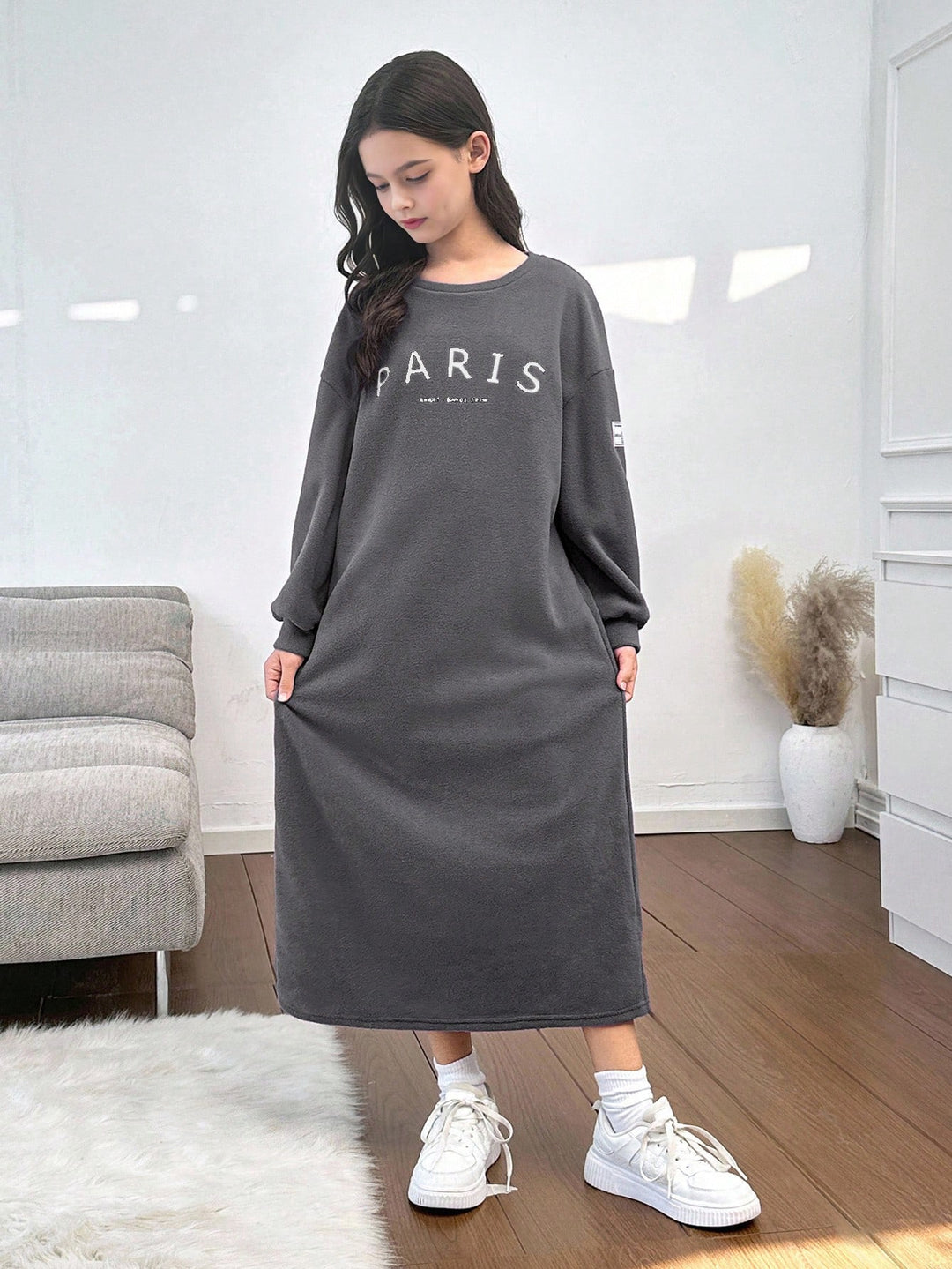 Rochie SHEIN, gri