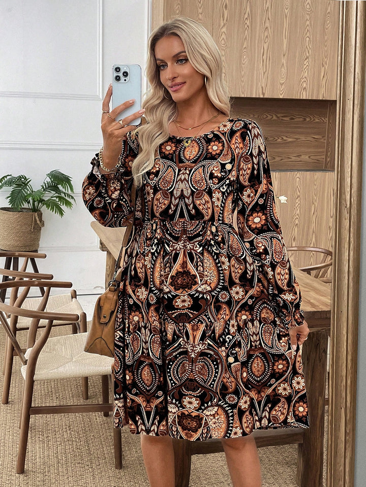 Rochie midi SHEIN, mix culori
