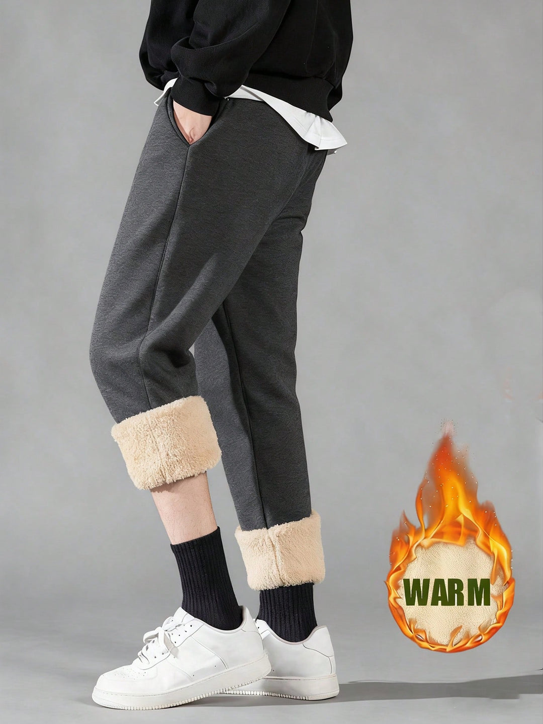 Pantaloni SHEIN, gri