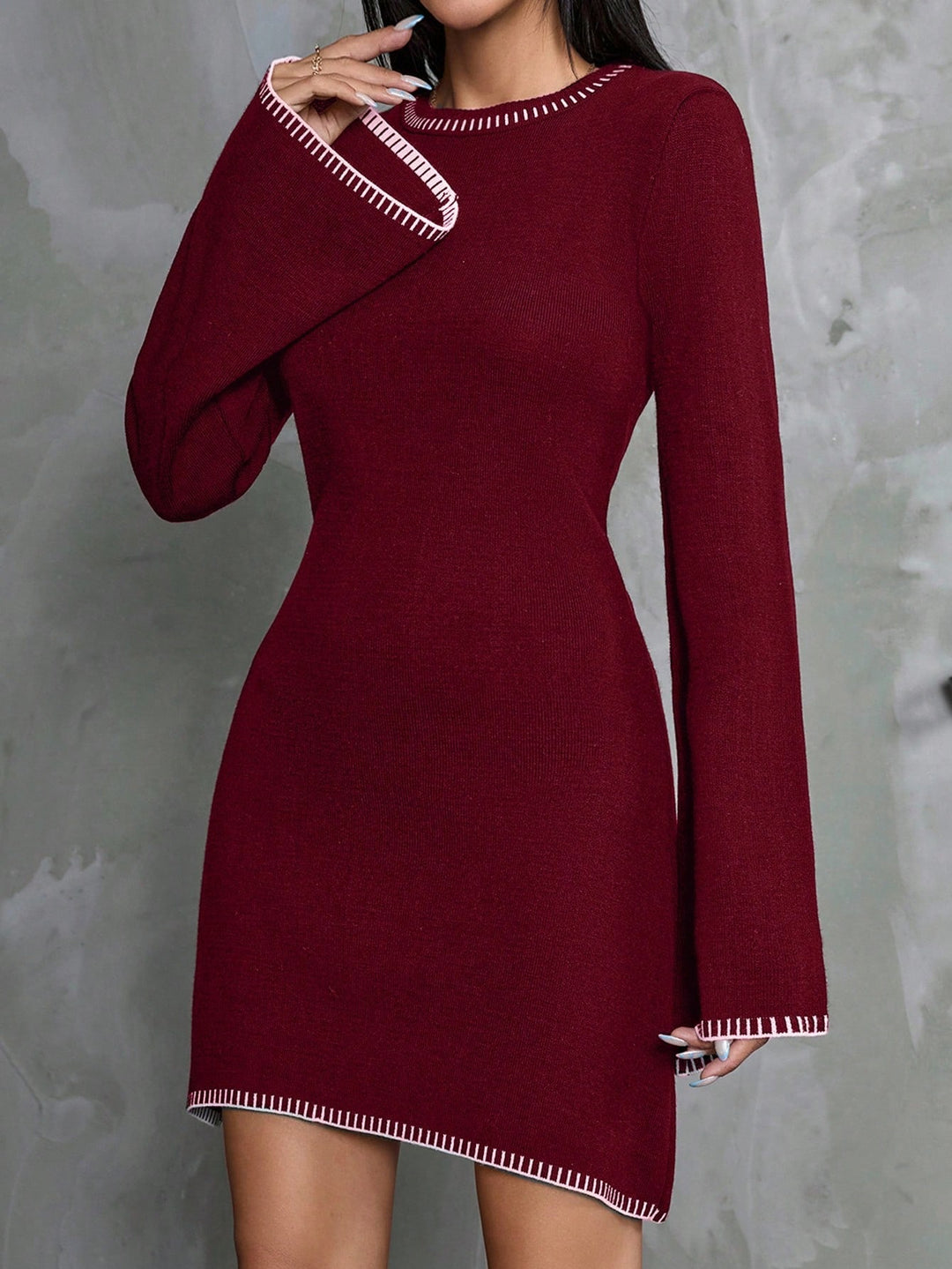 Rochie SHEIN, vișiniu