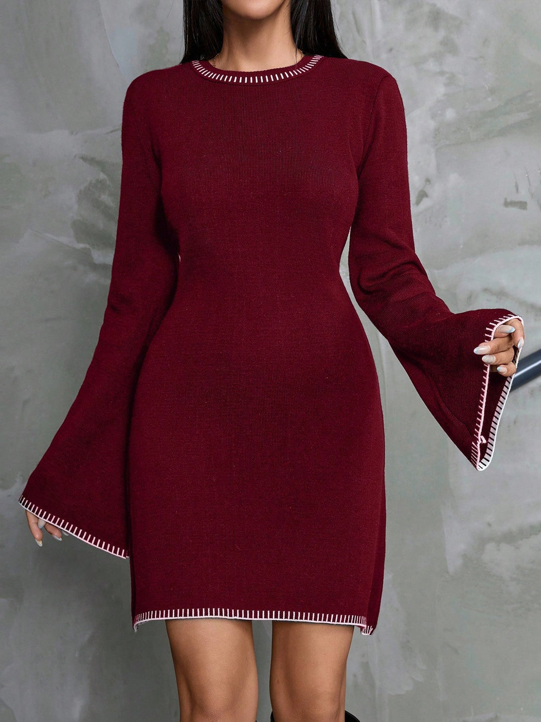Rochie SHEIN, vișiniu