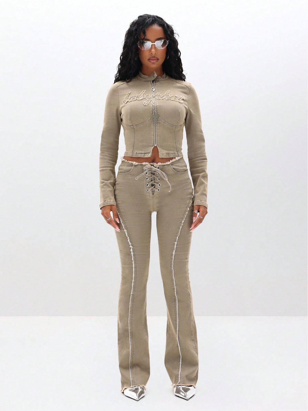 Jeans SHEIN, bej