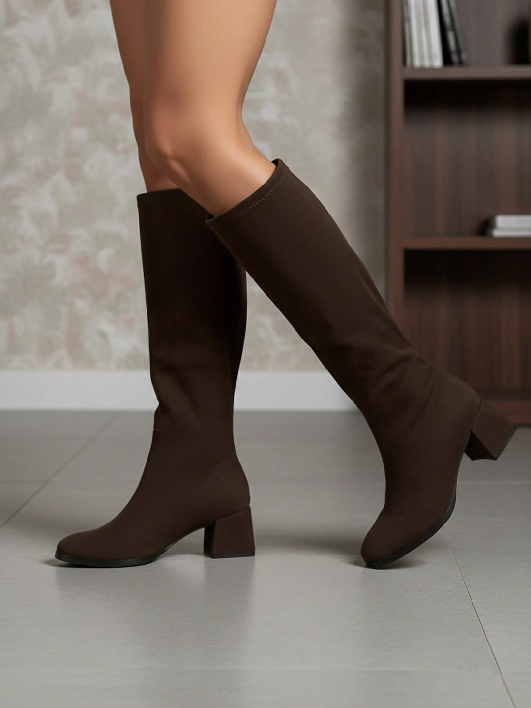 Cizme SHEIN, maro