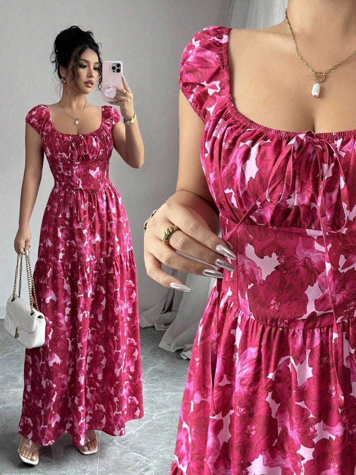Rochie maxi SHEIN, mix culori