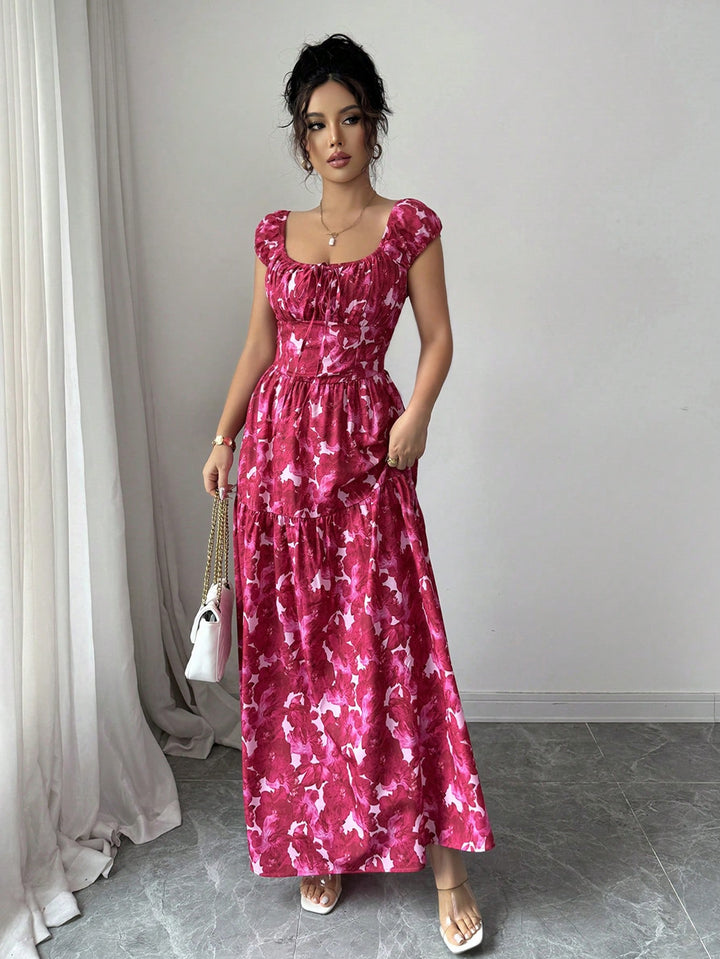 Rochie maxi SHEIN, mix culori
