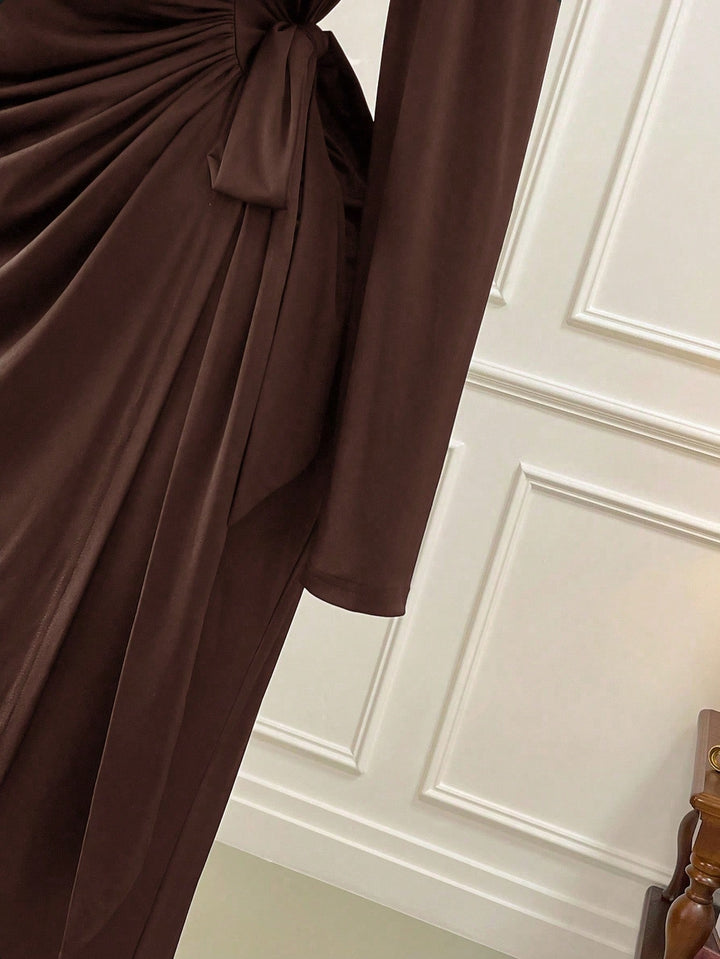 Rochie SHEIN, maro