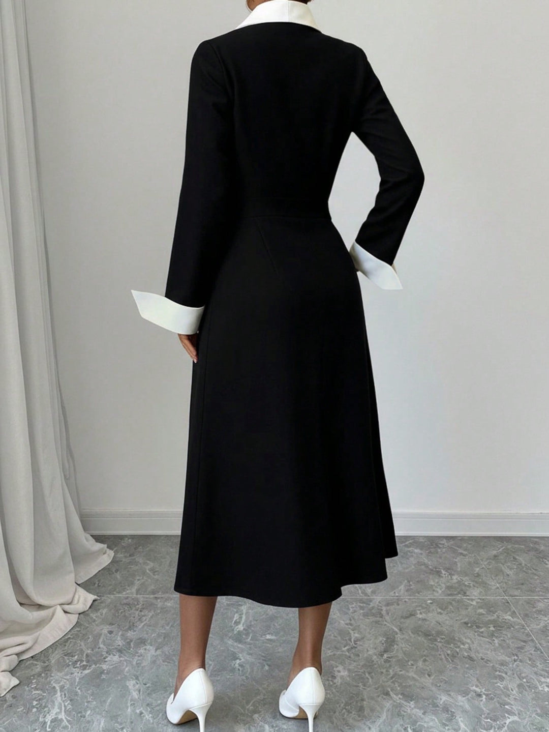 Rochie midi SHEIN, negru