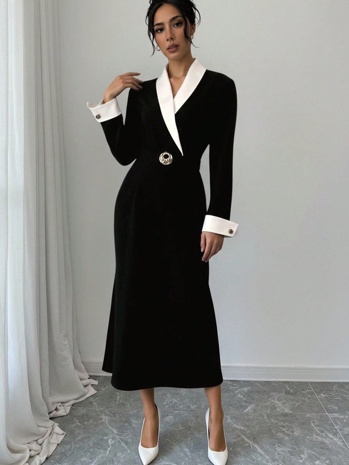 Rochie midi SHEIN, negru