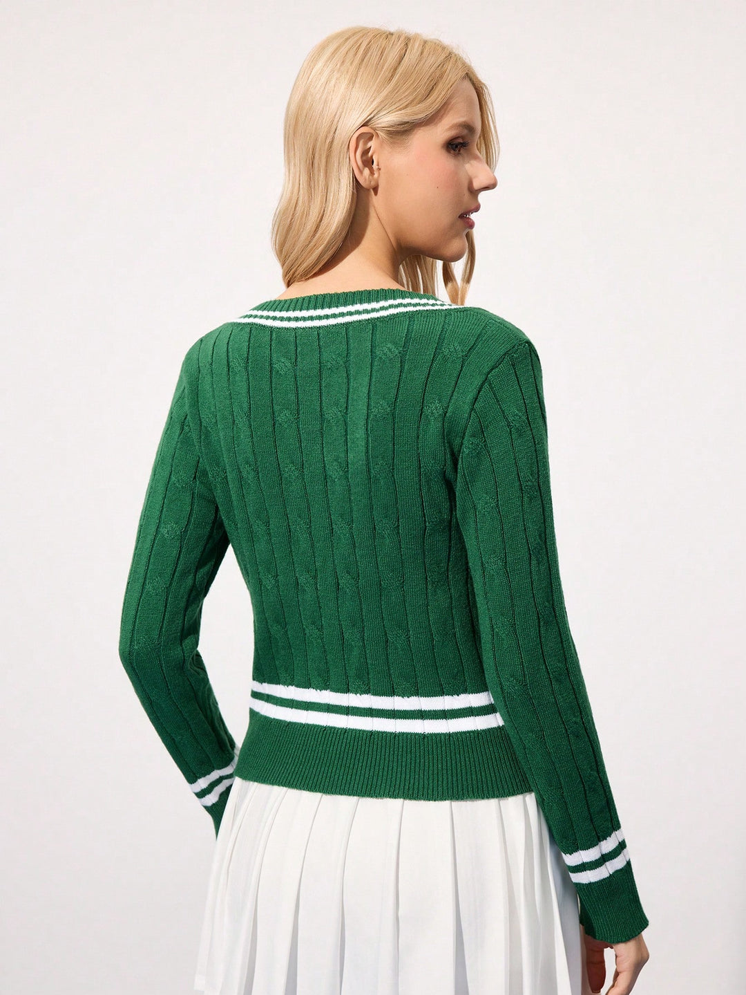Pulover SHEIN, verde