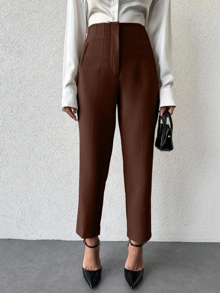 Pantaloni SHEIN, maro