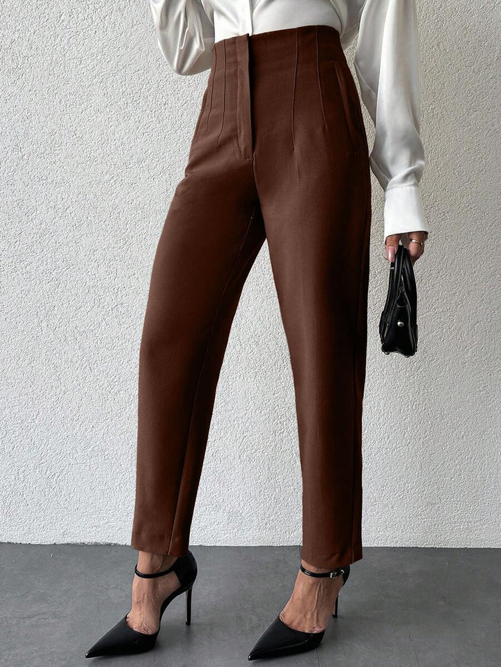 Pantaloni SHEIN, maro