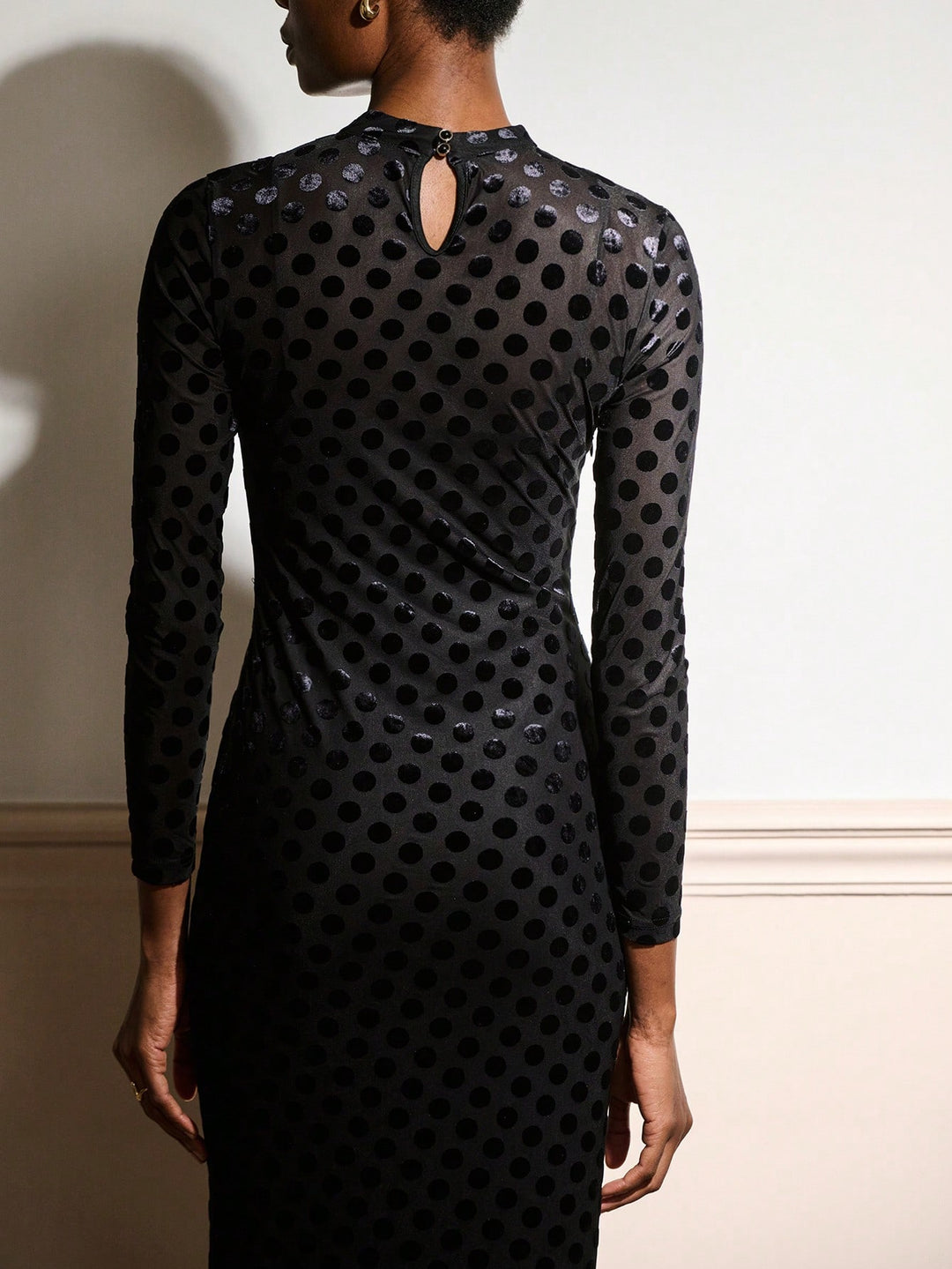 SHEIN maxi ruha, fekete