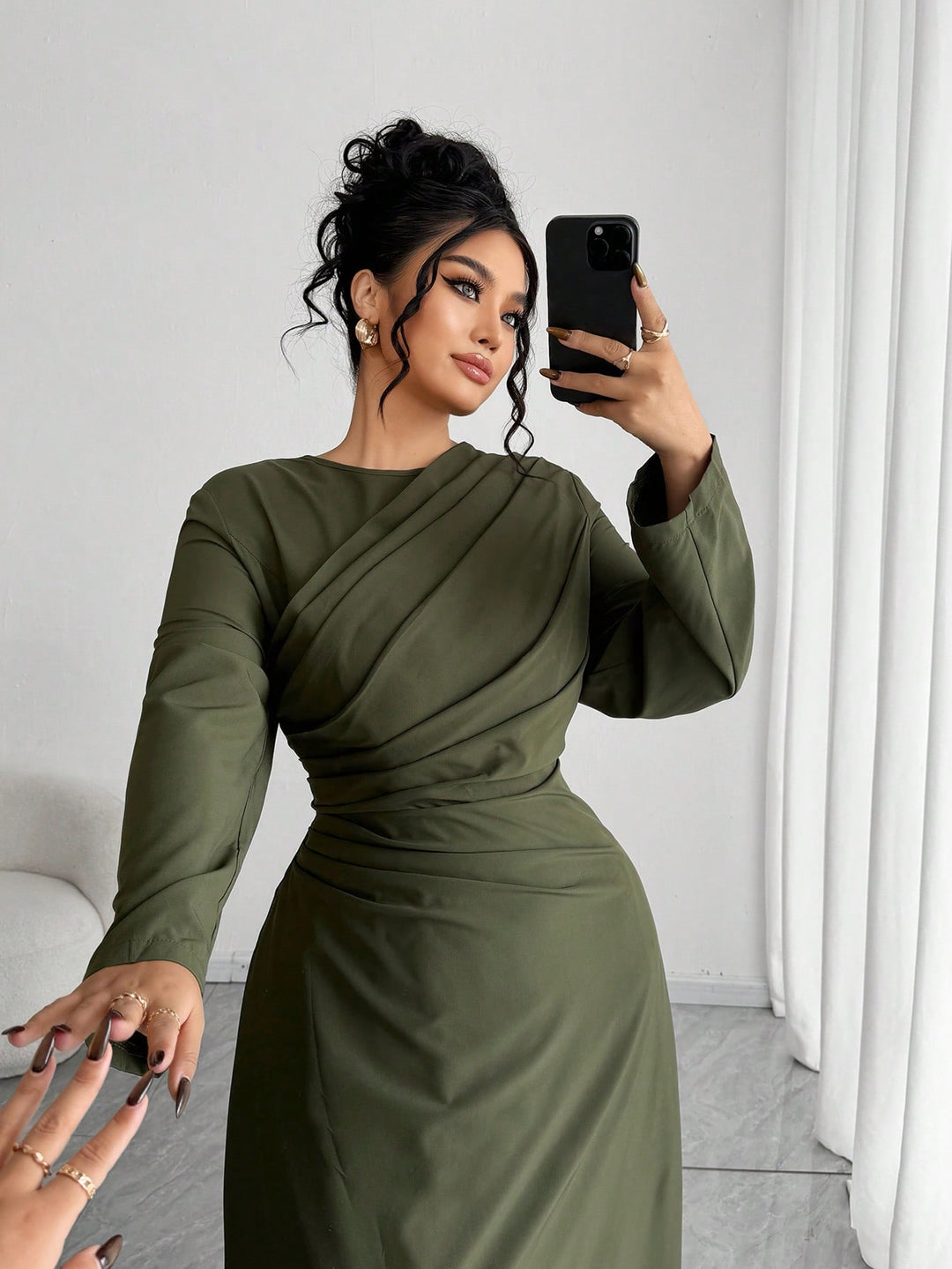 Rochie SHEIN, verde