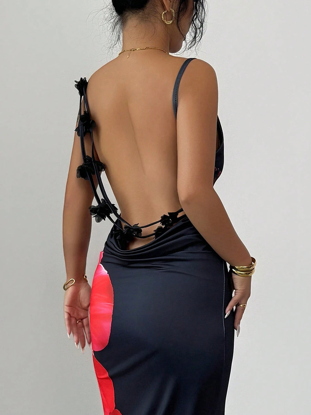 Rochie maxi SHEIN, mix culori