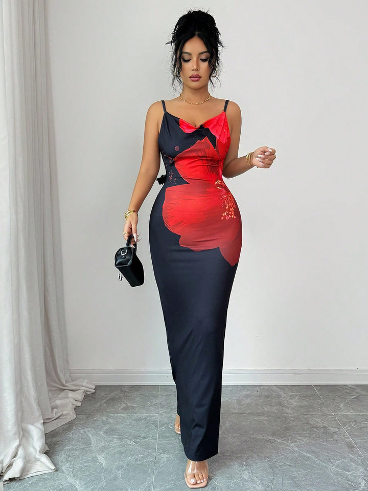 Rochie maxi SHEIN, mix culori