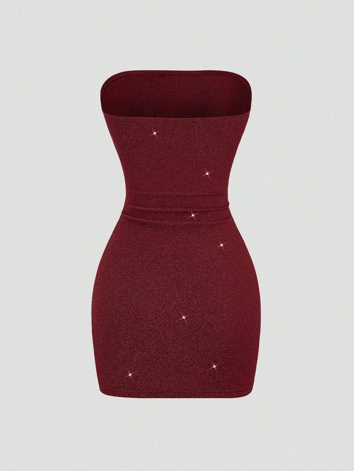Rochie mini SHEIN, vișiniu