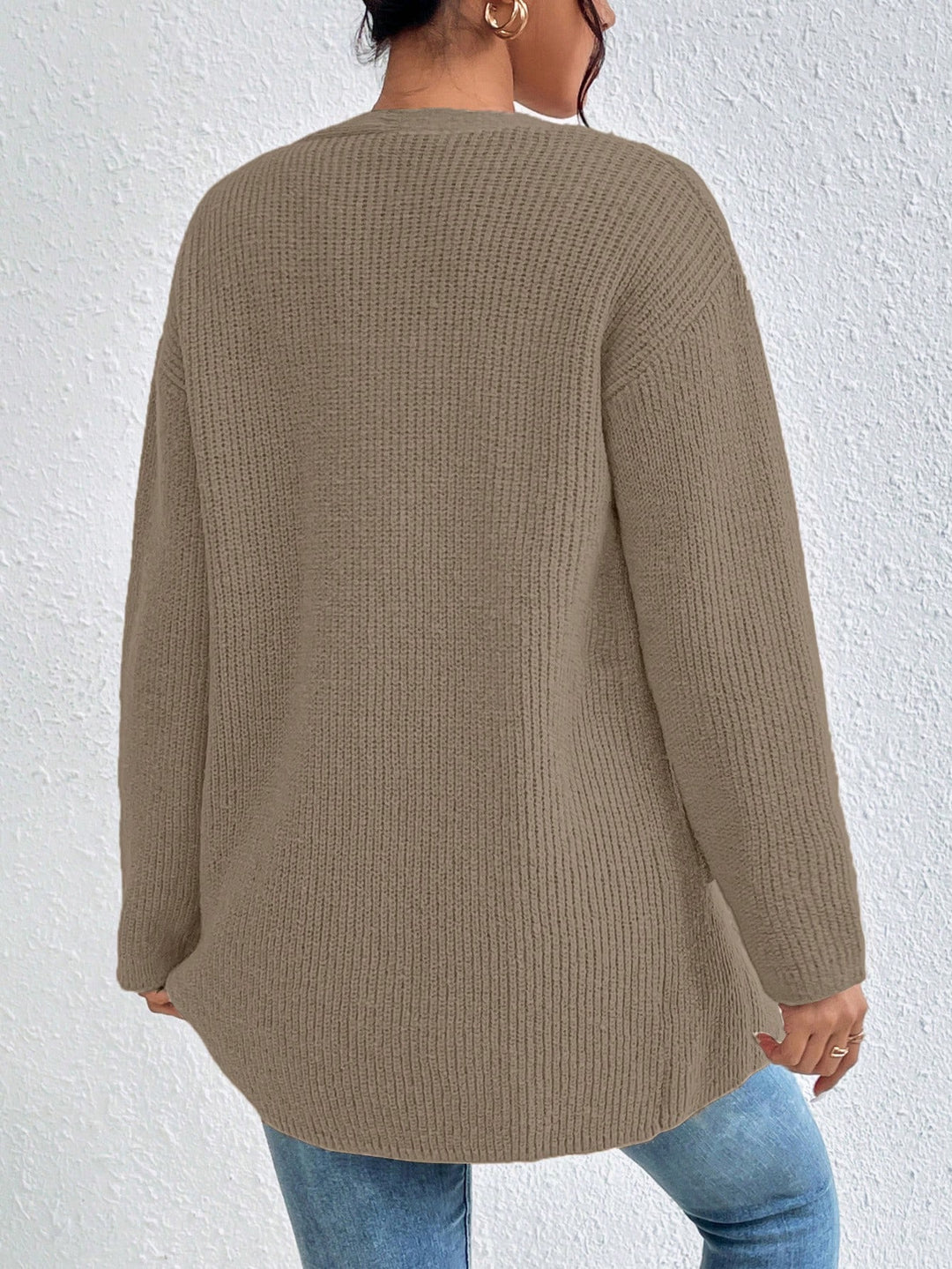 Cardigan SHEIN, maro