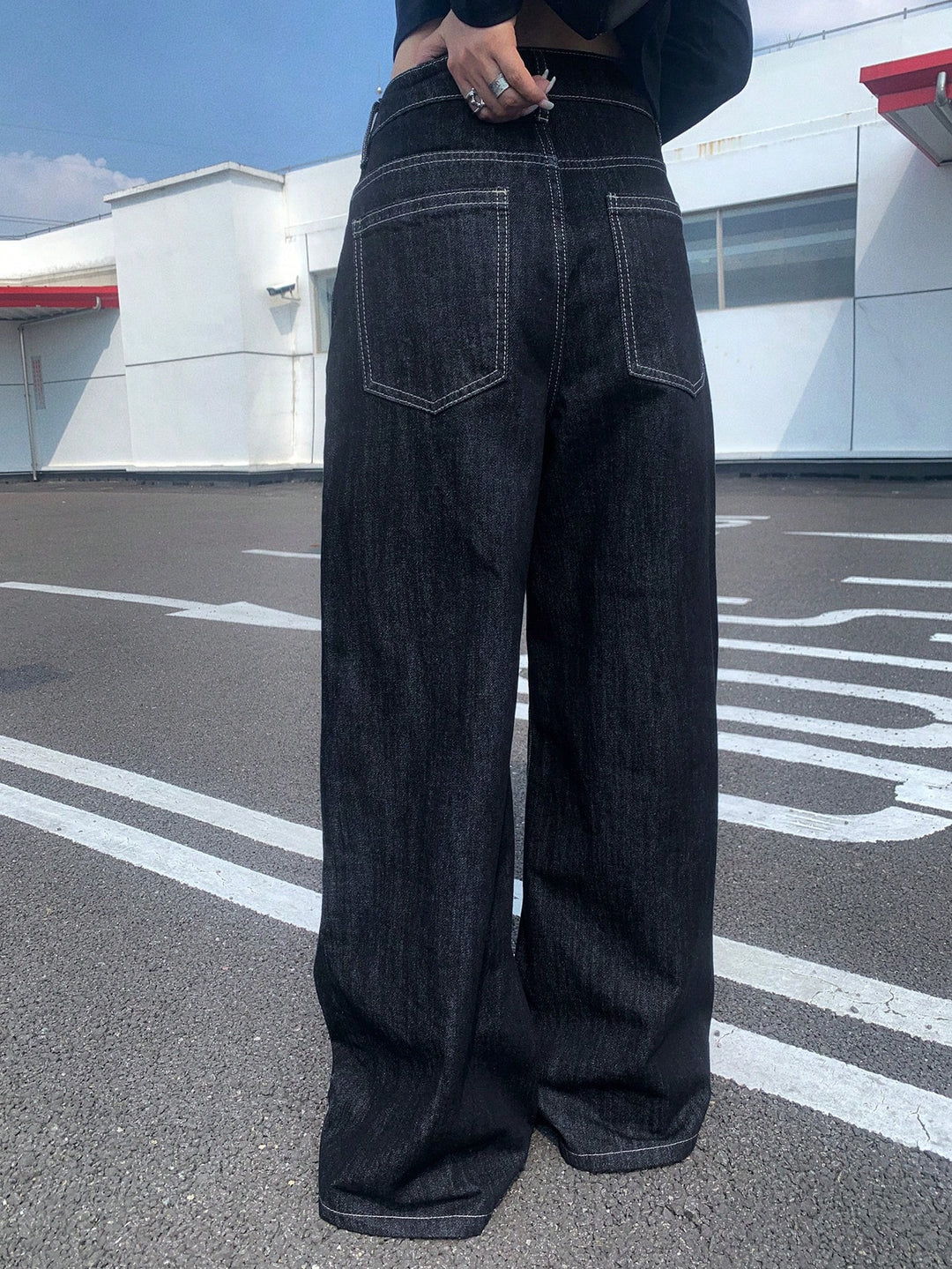 Jeans SHEIN, albastru