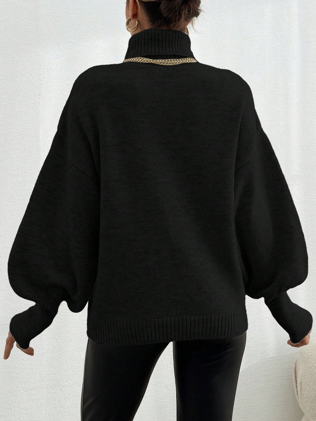Pulover SHEIN, negru
